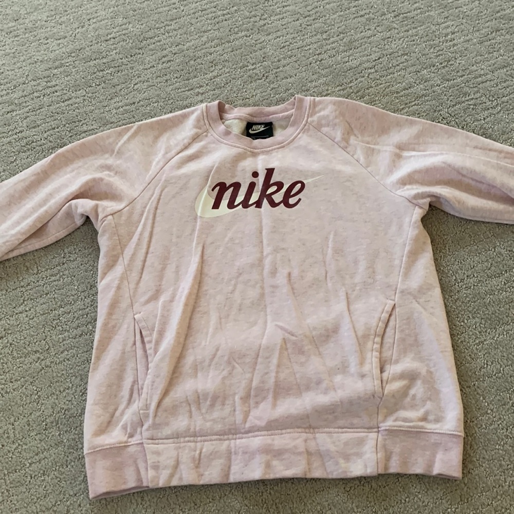 Nike pink sweater